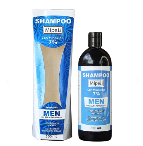 Shampoo hombre Minoxidil - Contra caída del pelo
